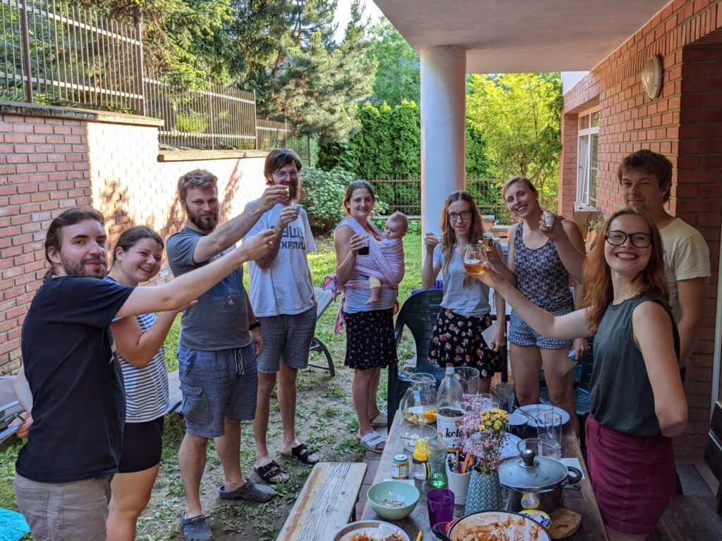 Komunitní setkání – přípitek